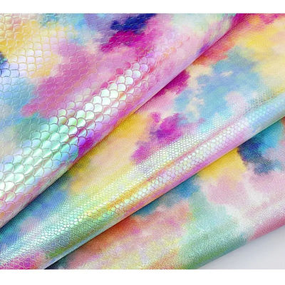 Многофункциональная лазерная гравировка ПУ кожа водонепроницаемая ПУ поддельная кожа красочная