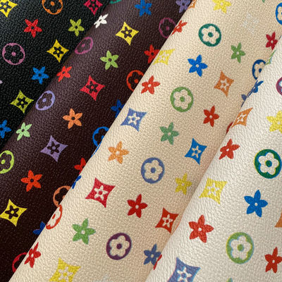 ПВХ Синтетическая фальшивая кожа Противоположное Пентагон Напечатанный