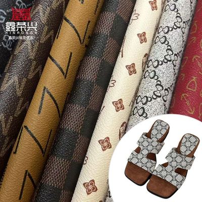 Печатная ПВХ кожаная ткань толщиной 0,5 мм для сумок, блокнотов, чехлов для телефонов