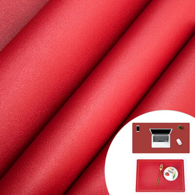 PVC Lamb Grain Double Face Synthetic Artificial Leather Waterproof Materials for Bag Table Mat Belt Decorate Faux Протяжные водонепроницаемые материалы для сумки Столовой коврик ремень декоративный