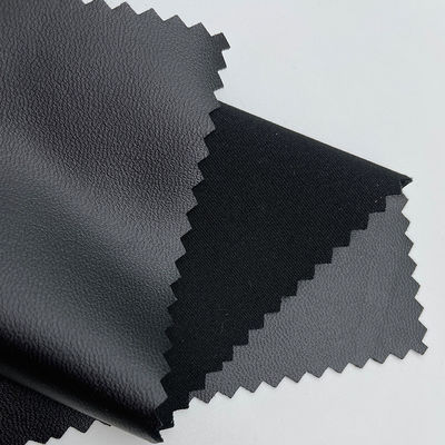 Гладкая одежда PU кожа трикотажная четырехсторонняя эластичная фальшивая кожа