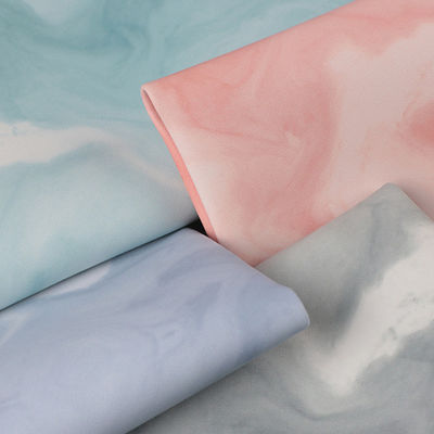 1.0 мм цифровой печатный мраморный ПВХ фальшивая кожа с расчесываемым дном для использования в сумке косметической сумки