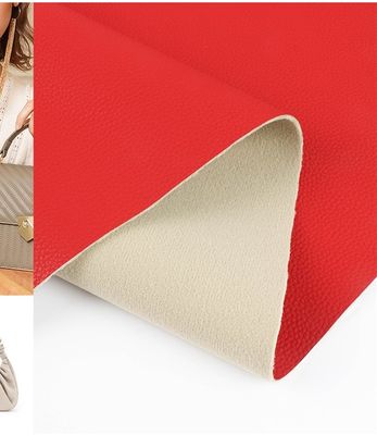 Сумка Личи PU фальшивая кожаная ткань на водной основе без растворителей