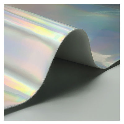 Лазерное зеркало PU кожа и фальшивая кожа водонепроницаемая градиент отражающая серебро