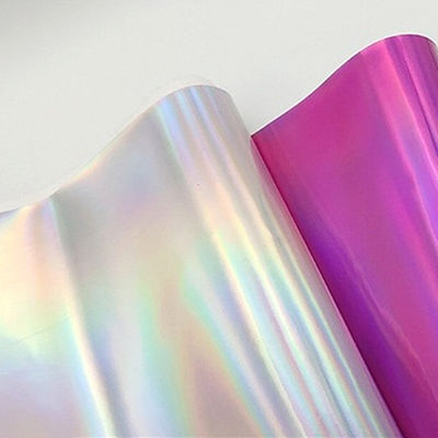 Лазерное зеркало PU кожа и фальшивая кожа водонепроницаемая градиент отражающая серебро