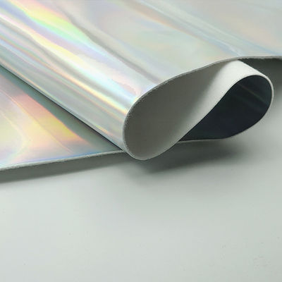 Лазерное зеркало PU кожа и фальшивая кожа водонепроницаемая градиент отражающая серебро