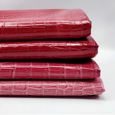 Глянцевая кожевенная упаковка из крокодила из ПВХ Коробка для упаковки из крокодила из рельефной кожи