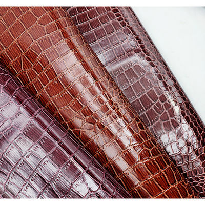 Глянцевая кожевенная упаковка из крокодила из ПВХ Коробка для упаковки из крокодила из рельефной кожи
