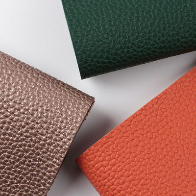 Личи на заказ Мягкая кожа из ПВХ для пакетов Имитация хлопчатобумажной бархатной ткани