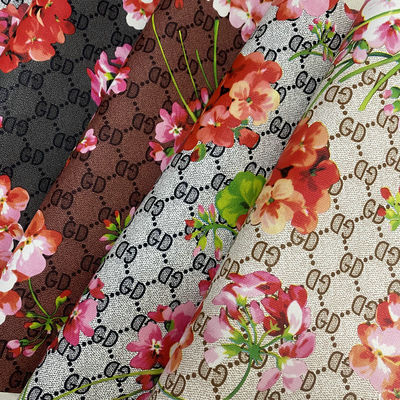 Напечатанные письма GD цветок ПВХ фальшивые кожаные сумки телефонный чехол пакет коробка кожаная ткань