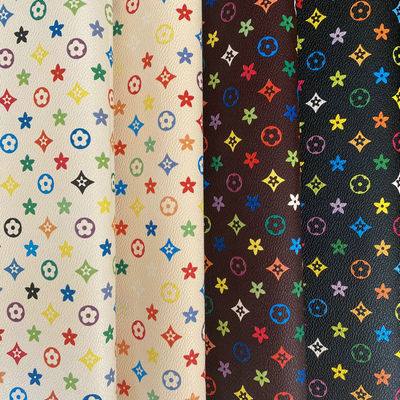 ПВХ Синтетическая фальшивая кожа Противоположное Пентагон Напечатанный