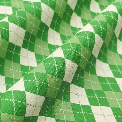 Ручная сумочка на заказ Напечатанный образцы фальшивые кожаные ткани ПВХ Геометрический бриллиант