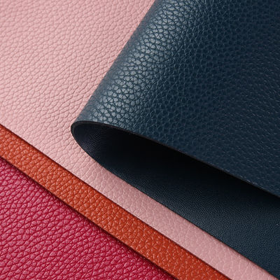 Двухсторонняя личи ПВХ кожа для пакетов / столовой коврик экологически чистый