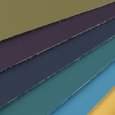 0.8 мм Толщина ПВХ кожа с тонким зерном, расчесываемая тканью, подкрепленная тканью, для мебели