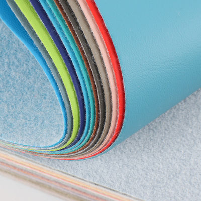 0.8 мм Толщина ПВХ кожа с тонким зерном, расчесываемая тканью, подкрепленная тканью, для мебели