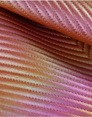 Цветная градиентная бриллиантовая PVC поддельная искусственная кожаная сумка кожаный ткань материал