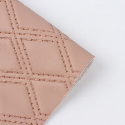 Мягкая сшитая вышитая бриллиантовая ткань декоративная PVC поддельная искусственная кожа