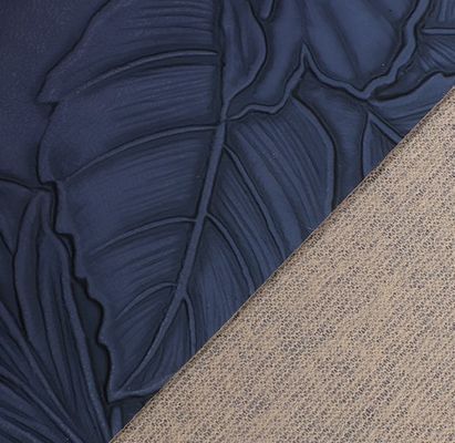 3D ретро цветочная рельефная кожа из ПВХ с четкой нижней частью для сумок упаковка коробка декоративная ткань плацемат поддельная кожа