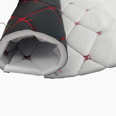 Специализированная вышивка из ПВХ покрытая синтетической кожей 6.0 мм Полиуретановая пена для автомобильных сидений