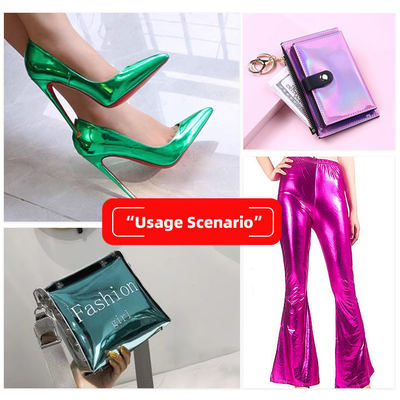 Металлическая пленка PU R61 Синтетическая кожа с зерном овчины для одежды, кошелька, коробки, обуви, сумки, блокнота, искусственная кожа