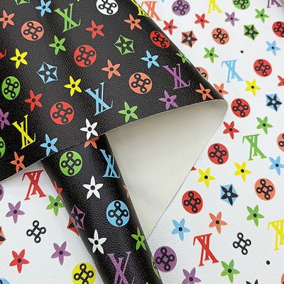 Водонепроницаемая печатная PVC фальшивая кожа для сумок и ремесел