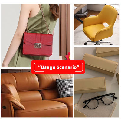 Трикотажная кожаная ткань из ПВХ толщиной 0,6 мм для обивки мебели и автомобилей