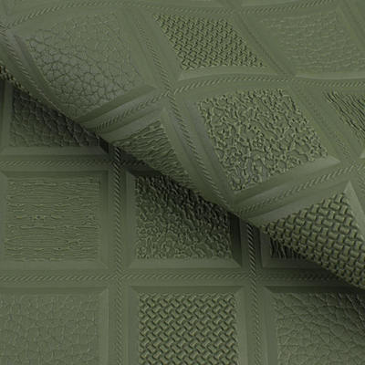 ПВХ антискользящая ромбовидная тисненая искусственная синтетическая кожа для автомобильных сидений, диванов, декоративных сумок, искусственная кожа