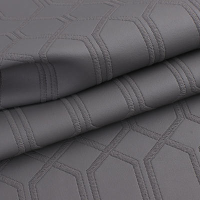 Имитация ПВХ вышивка шестиугольная искусственная синтетическая кожа для автомобиля Ноги Автомобильные сиденья Диван Декоративная сумка Поддельная кожаная ткань