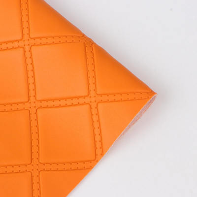 ПВХ Ромбовидная перфорация Тисненый стиль Искусственная синтетическая кожа для автомобильных сидений, диванов, декоративных сумок, искусственная кожа