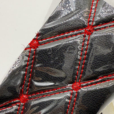 Индивидуальный стеганый автомобильный коврик из ПВХ-кожи толщиной 4,6 мм с поролоновой подкладкой, эластичной посадкой, тиснением и вышивкой для автомобильных сидений, диванов и сумок