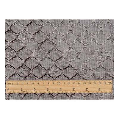 Оптовая продажа ПВХ яркий геометрический рисунок искусственная синтетическая кожа упаковка кошелек коробка блокнот поддельная кожаная ткань