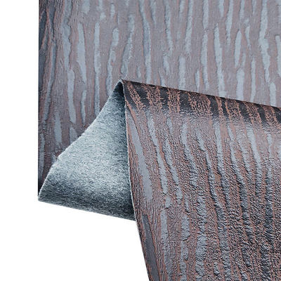 Оптовая ПВХ полосатая кожа искусственная синтетическая кожа деревянный принт упаковка кошелек коробка обувь блокнот искусственная кожа ткань