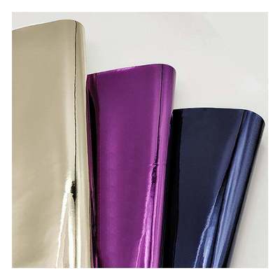 Высококачественная синтетическая поддельная обувь Сумка Ноутбук Кожа Пу Радуга Голографическая Металлическая Красочная Зеркальная Кожа Ткань