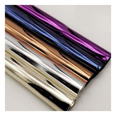 Высококачественная синтетическая поддельная обувь Сумка Ноутбук Кожа Пу Радуга Голографическая Металлическая Красочная Зеркальная Кожа Ткань
