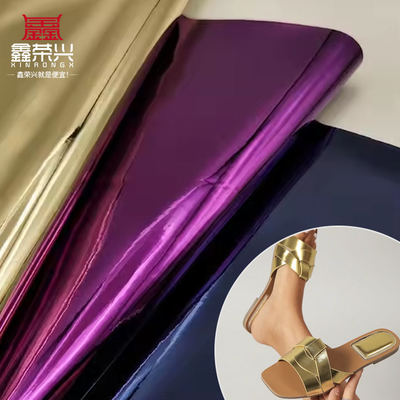 Высококачественная синтетическая поддельная обувь Сумка Ноутбук Кожа Пу Радуга Голографическая Металлическая Красочная Зеркальная Кожа Ткань