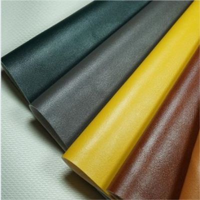 1.1mm Thickness 54/55" Width PVC Leather with 58 Colors for Bags Shoes and Furniture