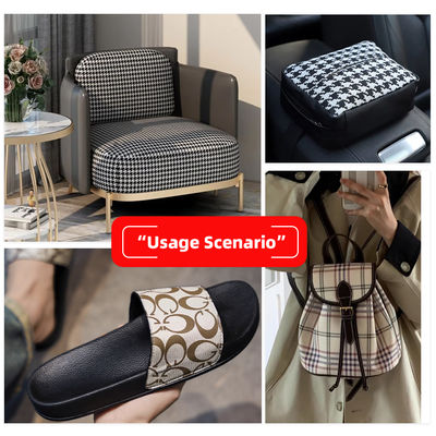 0.8 мм Толщина 54/55 "Широта устойчивая к абразии кожа из ПВХ для сумок обувь и мебель