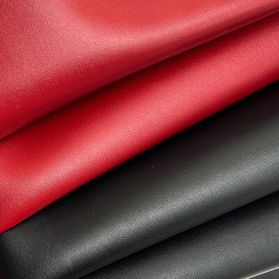 PVC Lamb Grain Double Face Synthetic Artificial Leather Waterproof Materials for Bag Table Mat Belt Decorate Faux Протяжные водонепроницаемые материалы для сумки Столовой коврик ремень декоративный