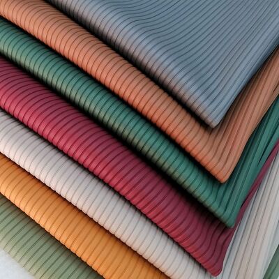 Искусственная кожа с полосатой текстурой из ПВХ, тисненая искусственная кожа, материалы для мебели, диванов, сидений, бытовых принадлежностей