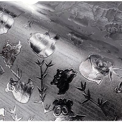 Wholesale PVC Highlights of 045 #  Panda Grain Pattern Artificial Synthetic Leather Wallet Box Shoes Notebook Fabric