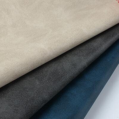 Crazy Horse Grain ПВХ напечатанная синтетическая кожа для декоративных ноутбуков Столовой коврик для телефона Шелл поддельная кожаная ткань.