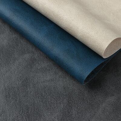 Crazy Horse Grain ПВХ напечатанная синтетическая кожа для декоративных ноутбуков Столовой коврик для телефона Шелл поддельная кожаная ткань.