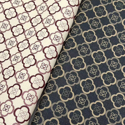 Синтетическая ПВХ искусственная кожа ткань Четырехлистный клевер Печатный водонепроницаемый мешок подкладки Упаковка Телефон Шелл Диван