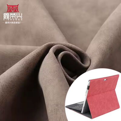 PU Frosted Yangbuck Nubuck Grain Синтетическая кожа для сумки Обувь Кошелек Декоративные ноутбуки Чехлы поддельные кожаные ткани