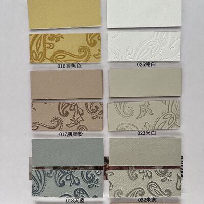 PU Pressed Embossed Synthetic Faux Leather Fabric Waterproof Elastic Car Seat Decorative Upholstery Chair Shoe Bag Table Mat