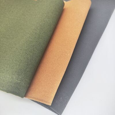 Эко-замша из микрофибры с подкладкой из полиуретана, синтетическая кожа, водонепроницаемая, эластичная для уличной обуви, сумок, варежек, подушек