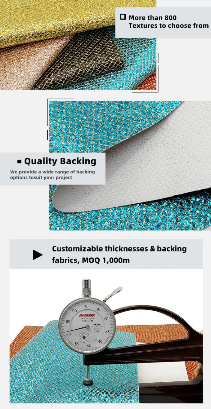Сетчатый тип грубый блеск ПВХ синтетическая кожа растяжка поддельный кожаный материал для обуви багажный пакет упаковка диван наружная подкладка 5