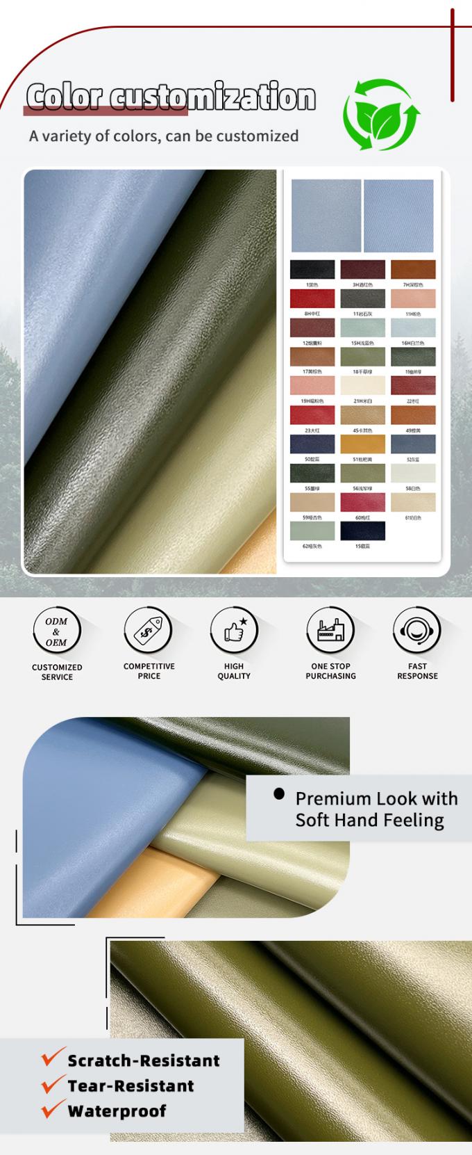 1.8 мм толщина ПВХ синтетическая фальшивая кожа рельефная текстура игловой точки растяжка водонепроницаемая для сумки Столовая коврик украсить ремень диван 4