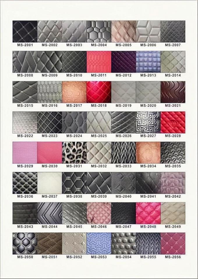 Специализированная вышивка из ПВХ покрытая синтетической кожей 6.0 мм Полиуретановая пена для автомобильных сидений 6