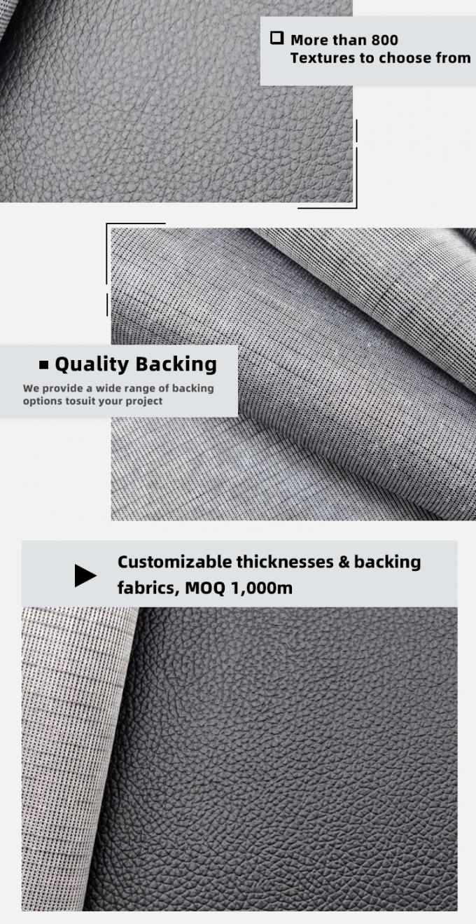 Горячая продажа ПВХ Различные рисунки личиновых зерен Искусственная синтетическая кожа Дешевая цена Стул Диван Обувь Автомобиль Ноги Мат Фальшивая кожа 5